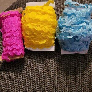 3 packs of Wavy crafting Ribbon